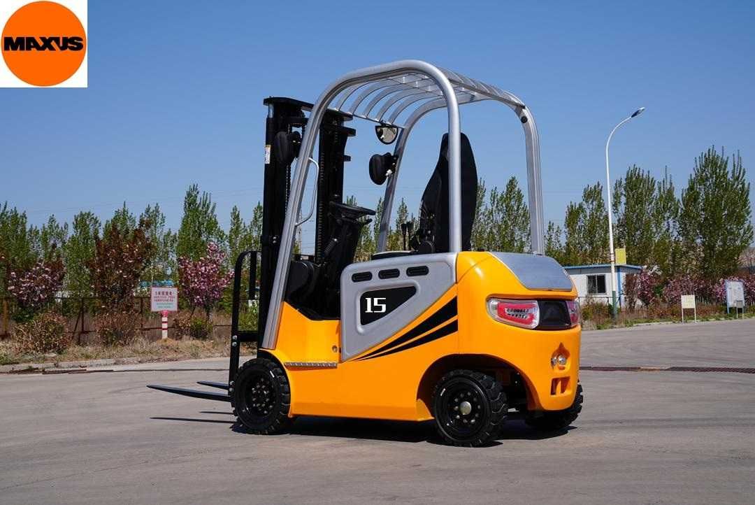 NOWY Elektryczny MAXUS 1500 kg wózek widłowy Gwarancja do 10 LAT