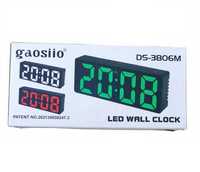 Zegar budzik LED clock czerwone podświetlenie 16cm