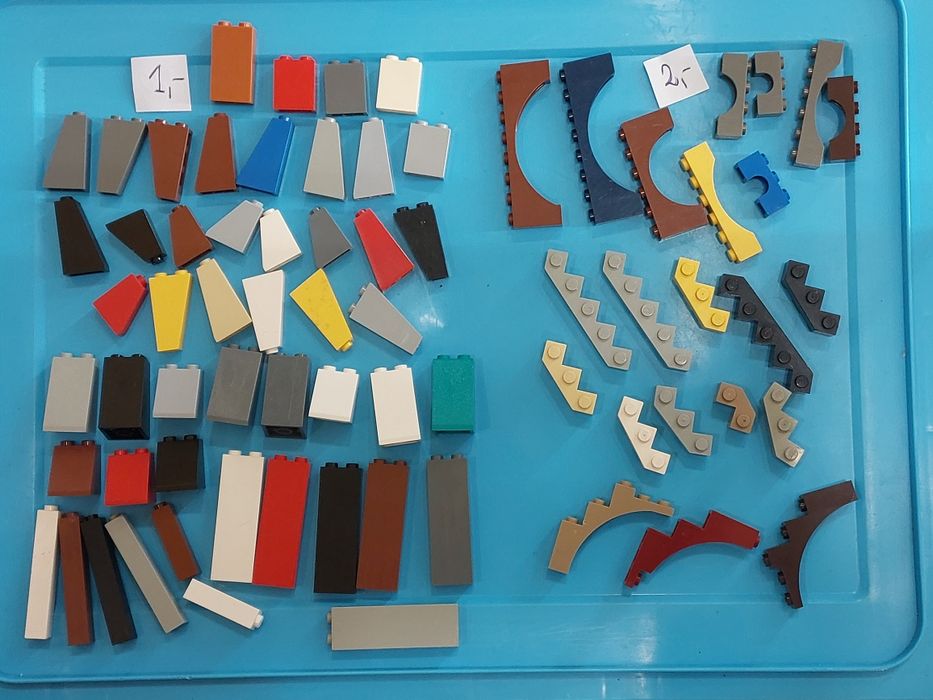 Lego elementy -łuki ,mostki i inne.