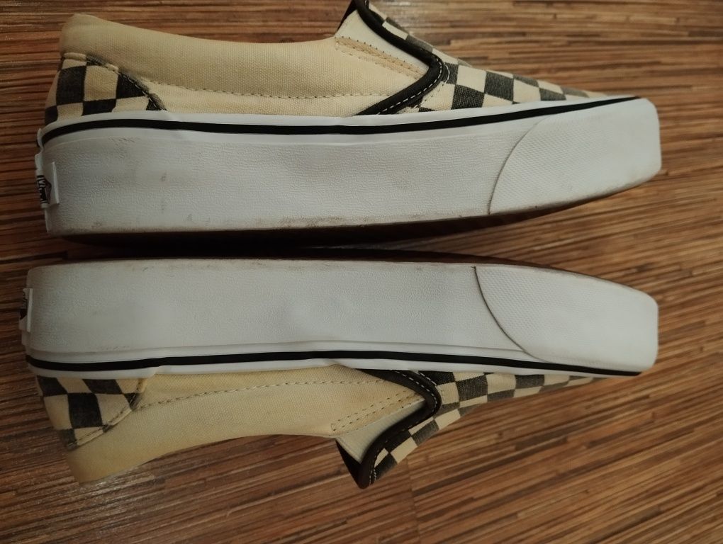 Vans Checkerboard Classic Slip-On слипоны мокасины кеды 23 см оригинал
