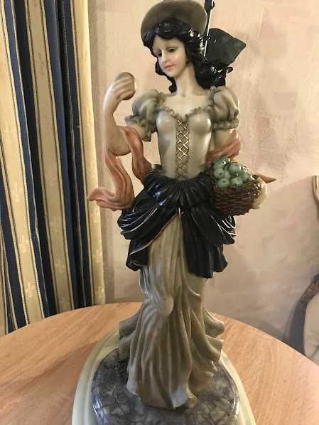 Вінтажна колекційна лампа, Італія, Джузеппе Армані, ручний розпис