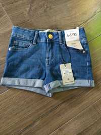 Spodenki elastyczny jeans 110cm