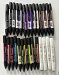 Duży zestaw promarker brushmarker touch twin marker 28 szt