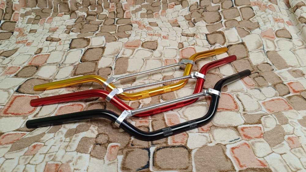 Кермо на мотоцикл з перекладиною 22мм руль на мото 70см alfa spark