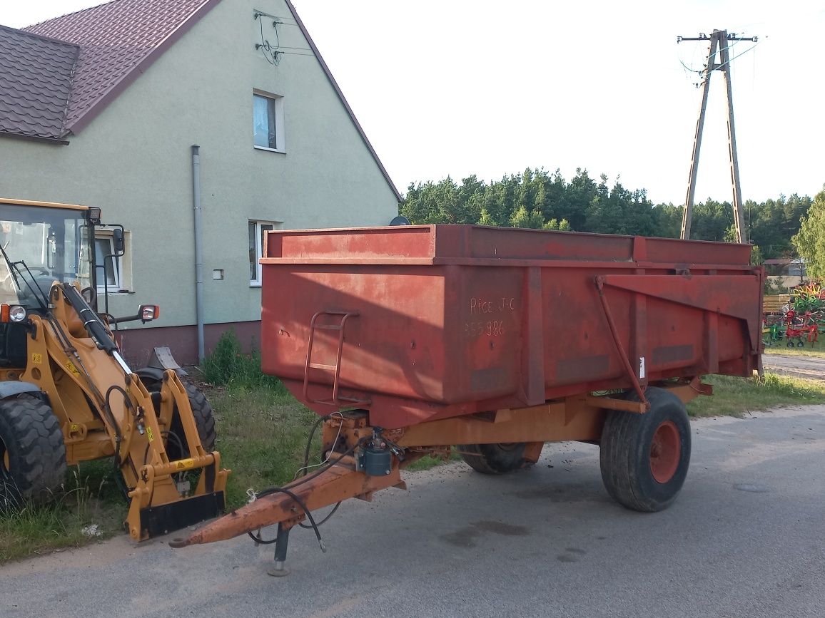 Przyczepa tandem 8,10,10,14t , resor,hamulce,własna hydraulika.Zadbane