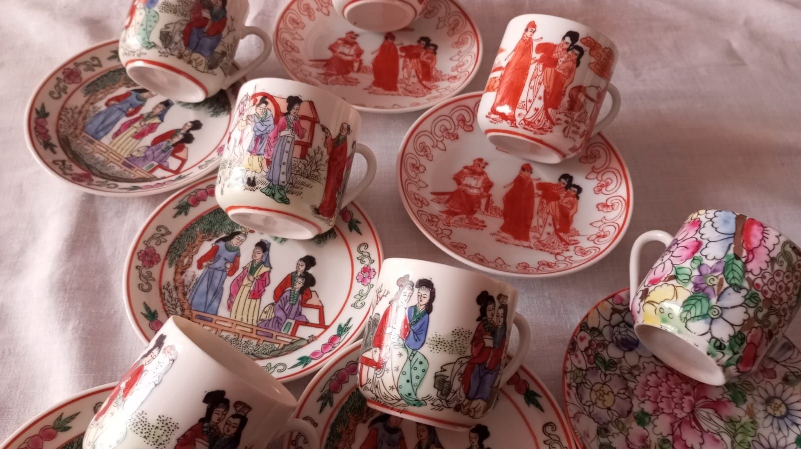 Chávenas café porcelana fina