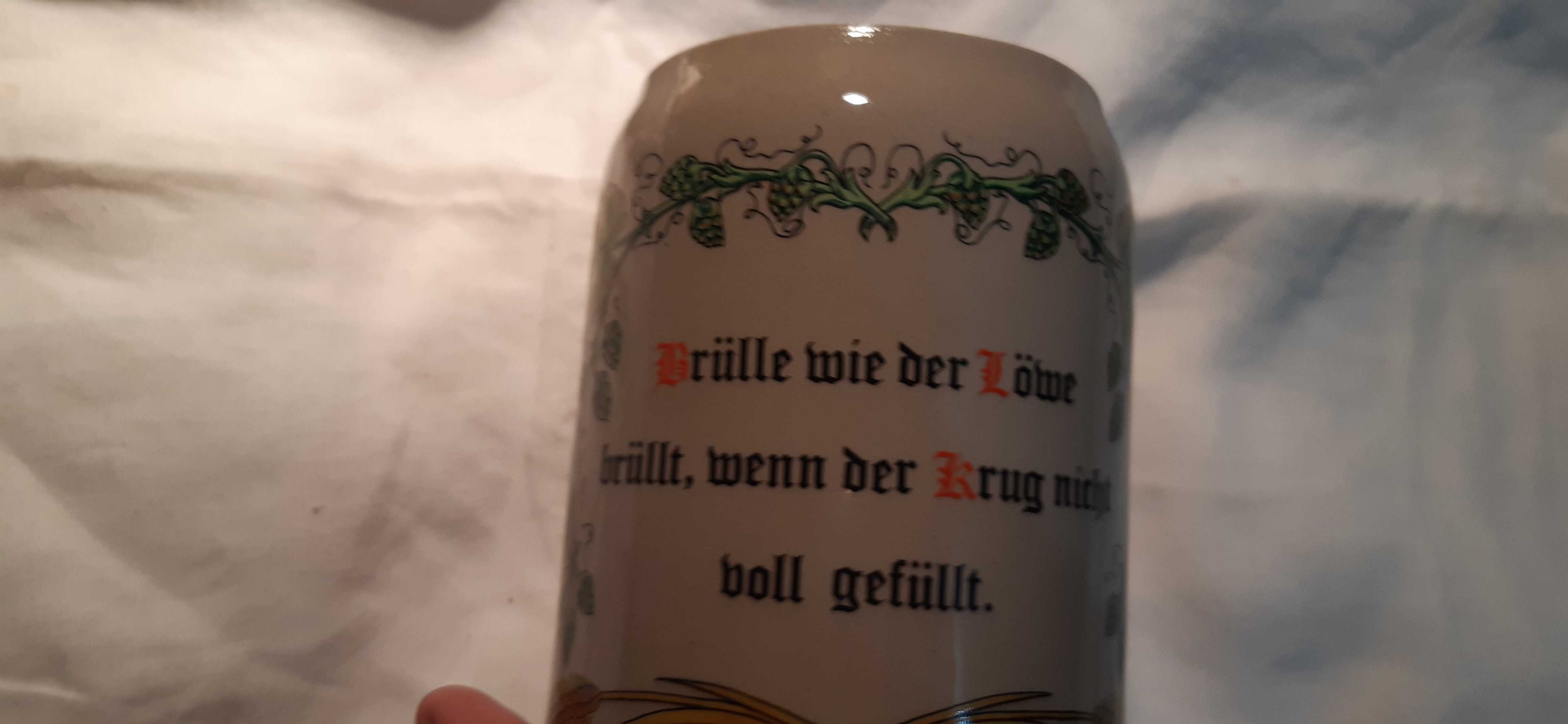 stary kolekcjonerski niemiecki kufel do piwa 0,5l