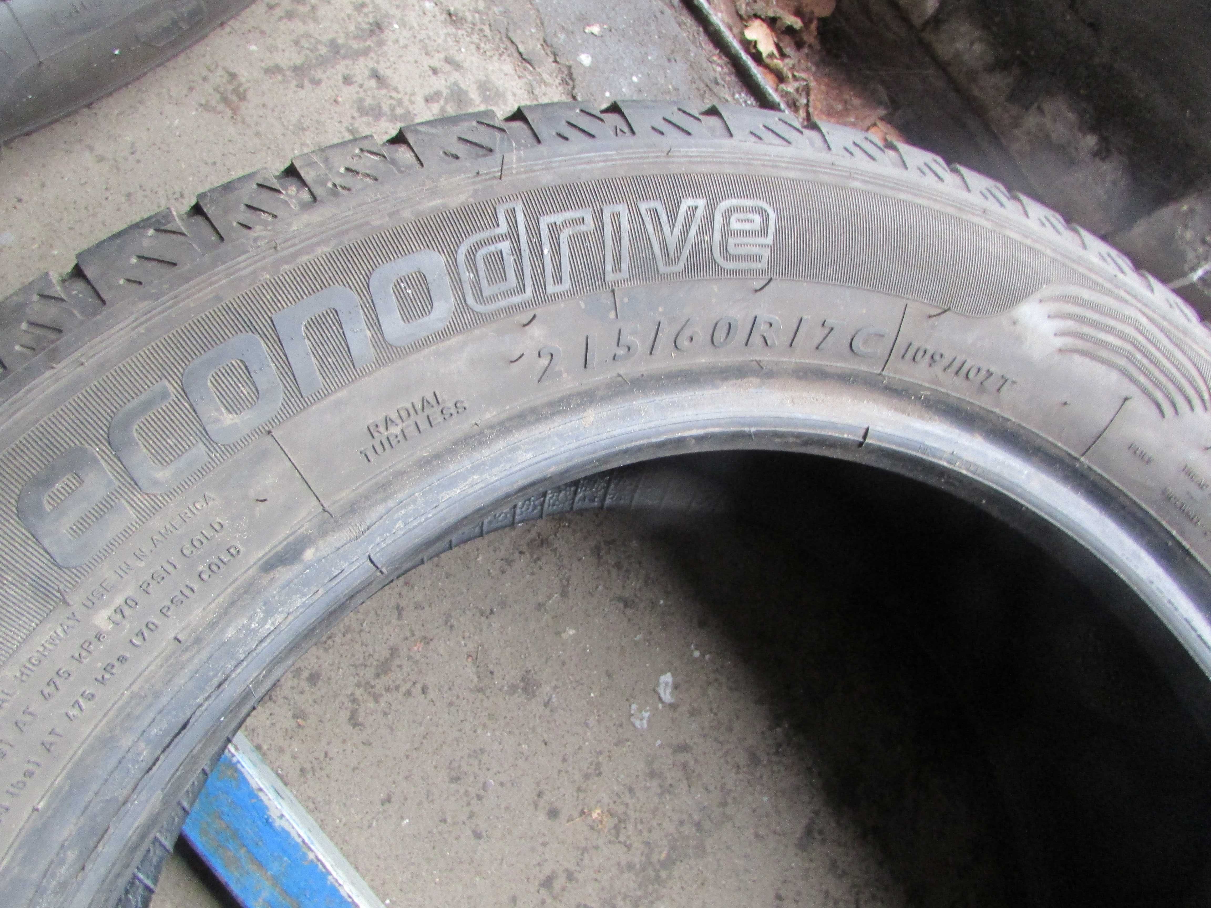 215/60/R17 Dunlop econodrive комплект літньої гуми