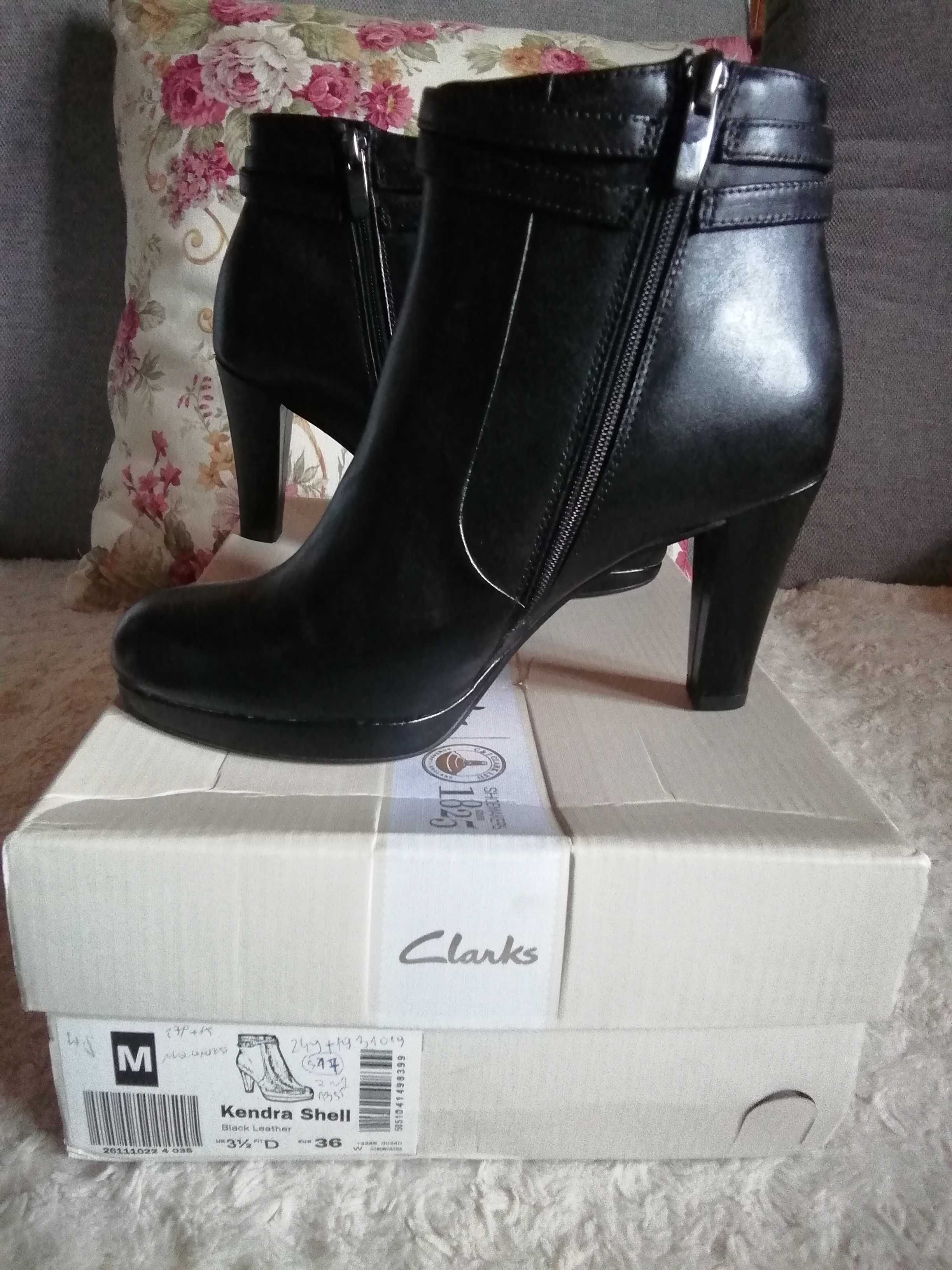 Nowe botki damskie marki Clarks Kendra Shell