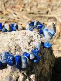 Lapis lazuli bransoletka kamienie naturalne