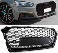 Grill Audi A5 5F 8W6 16-19 RSlook QUATTRO PDC czarny połysk