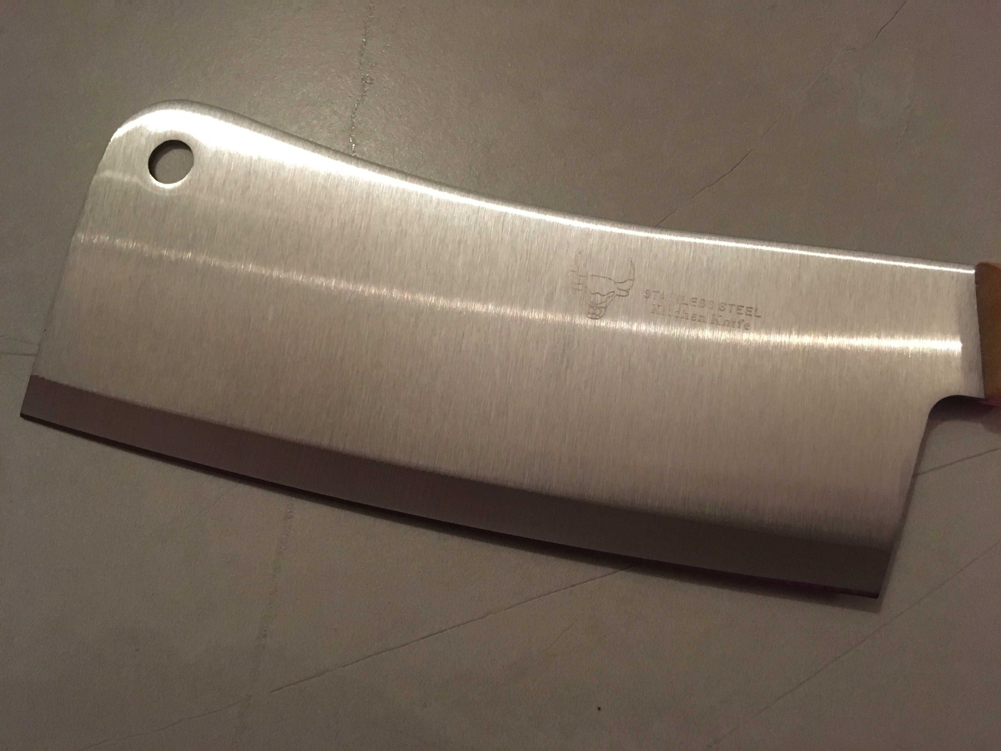 Tasak Kuchenny Duży Stalowy Nóż do Mięsa XL 33cm