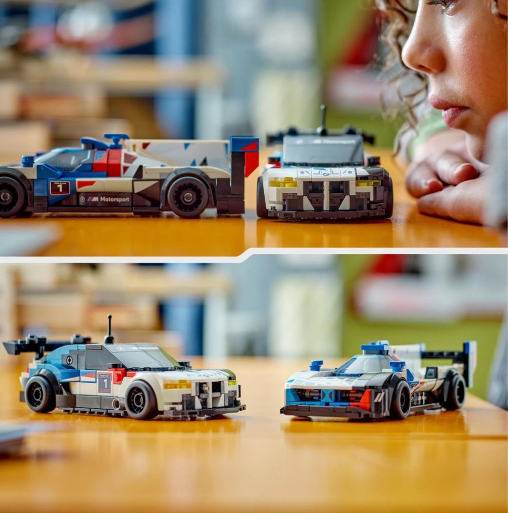 Lego Speed ​​Champions Гоночні автомобілі БМВ M4 ГТ3 та БМВ M