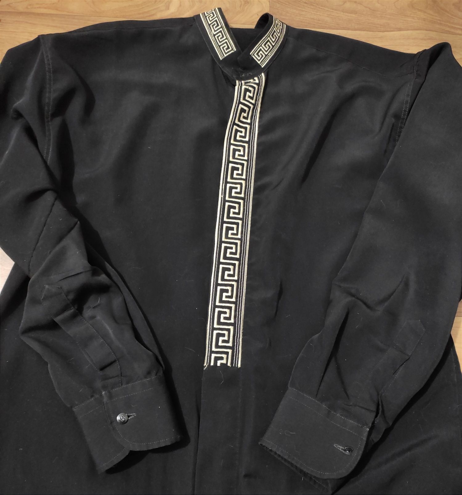 Набор, комплект рубашка шелковая и жилетка