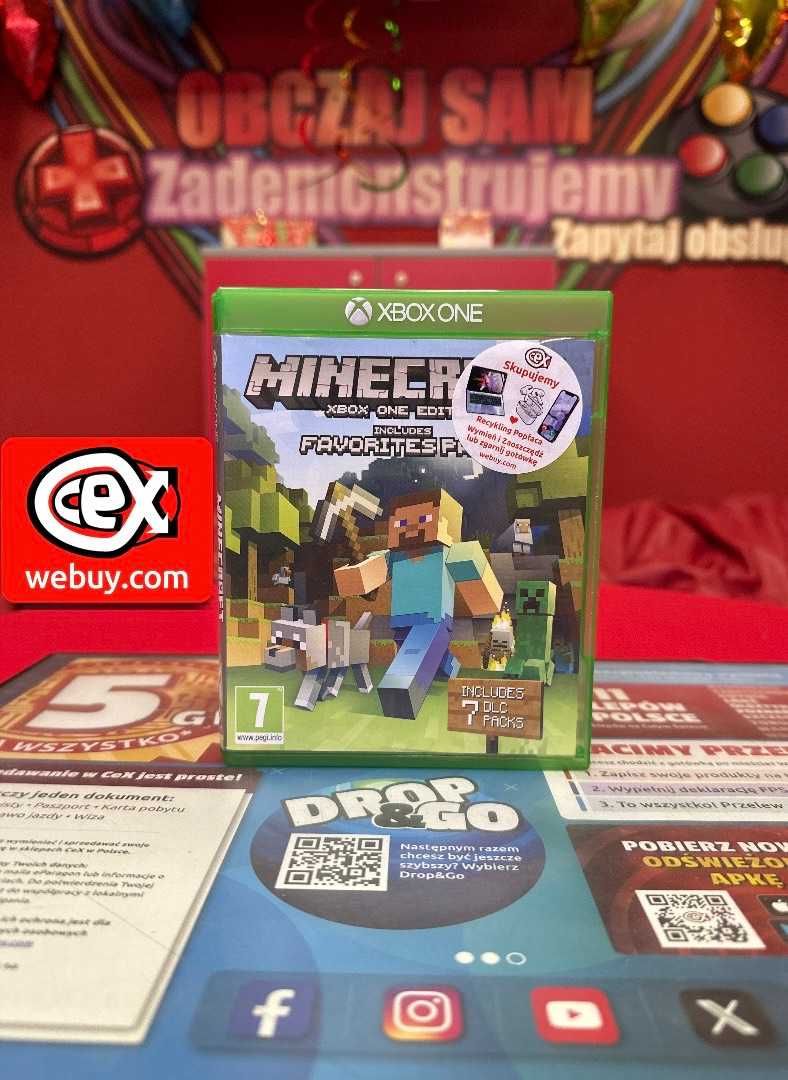 Minecraft + Favorites Pack Xbox One CeX Olsztyn