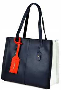 Torebka MONNARI Granatowy Shopper