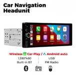 Auto Radio 1 DIN Com Ecrã táctil carplay & Android Auto!