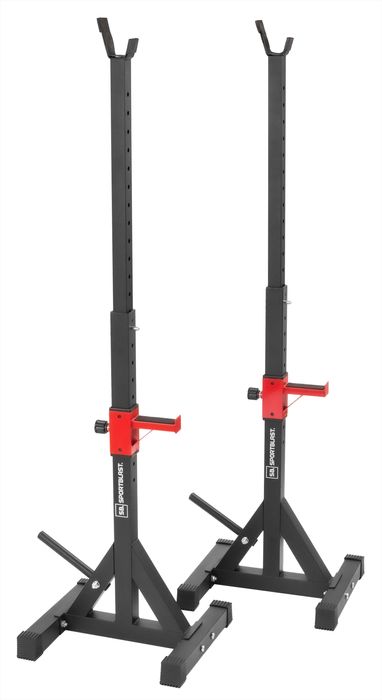 Stojaki regulowane pod sztangę wolnostojące asekuracja do ćwiczeń GD