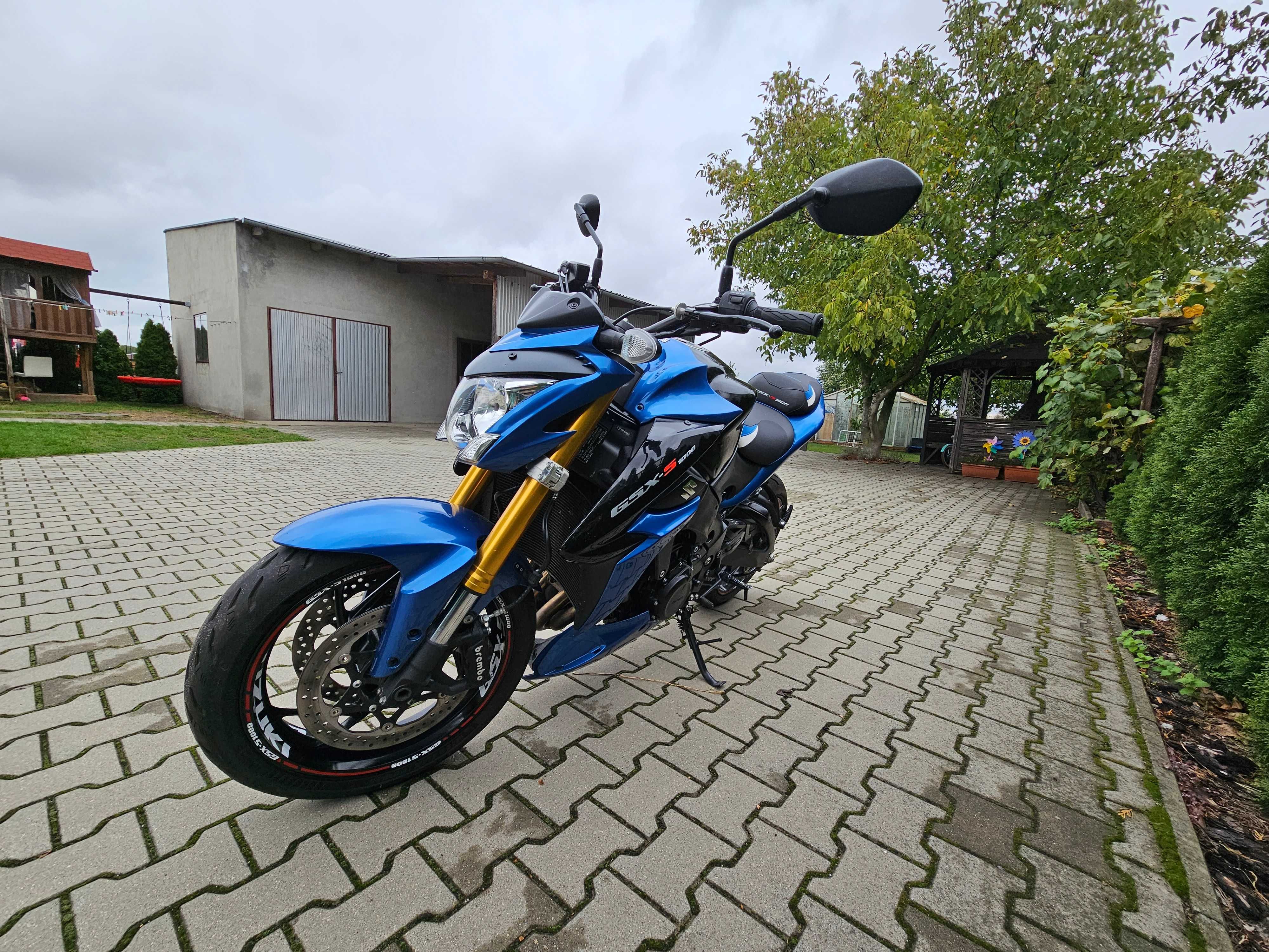 Suzuki GSXS 1000 rok 2017, 9000 km 2 kluczyki