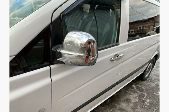 Акция! Vito 639/Вито 639 накладки на зеркала.(03-10) нерж . 2шт