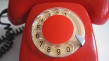 Telefon stacjonarny tarczowy vintage