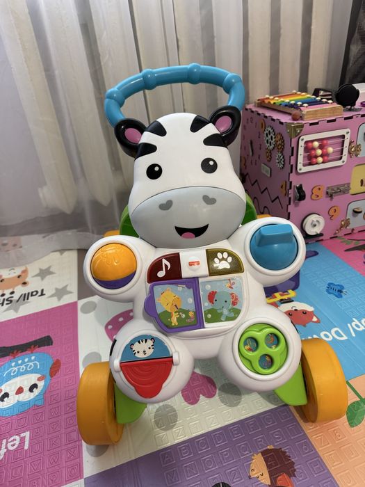 Толокар (ходунки) зебра Fisher Price