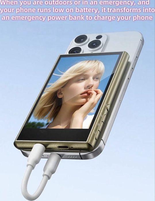 Tela Magnética Recarregável para Selfies e Vlogs – NOVA!