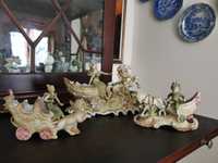 Floreiras (3) em porcelana europeia