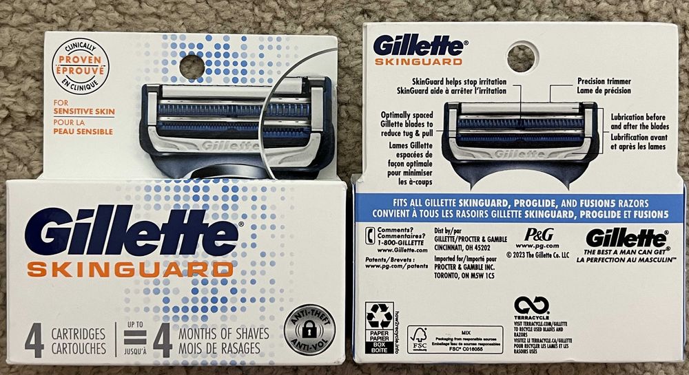 Gillette Fusion5 8шт Оригинал 100% из США