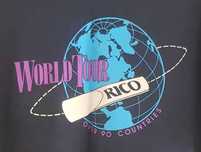 T-shirt Koszulka Rico World Tour Over 90 Countries Lata 90"