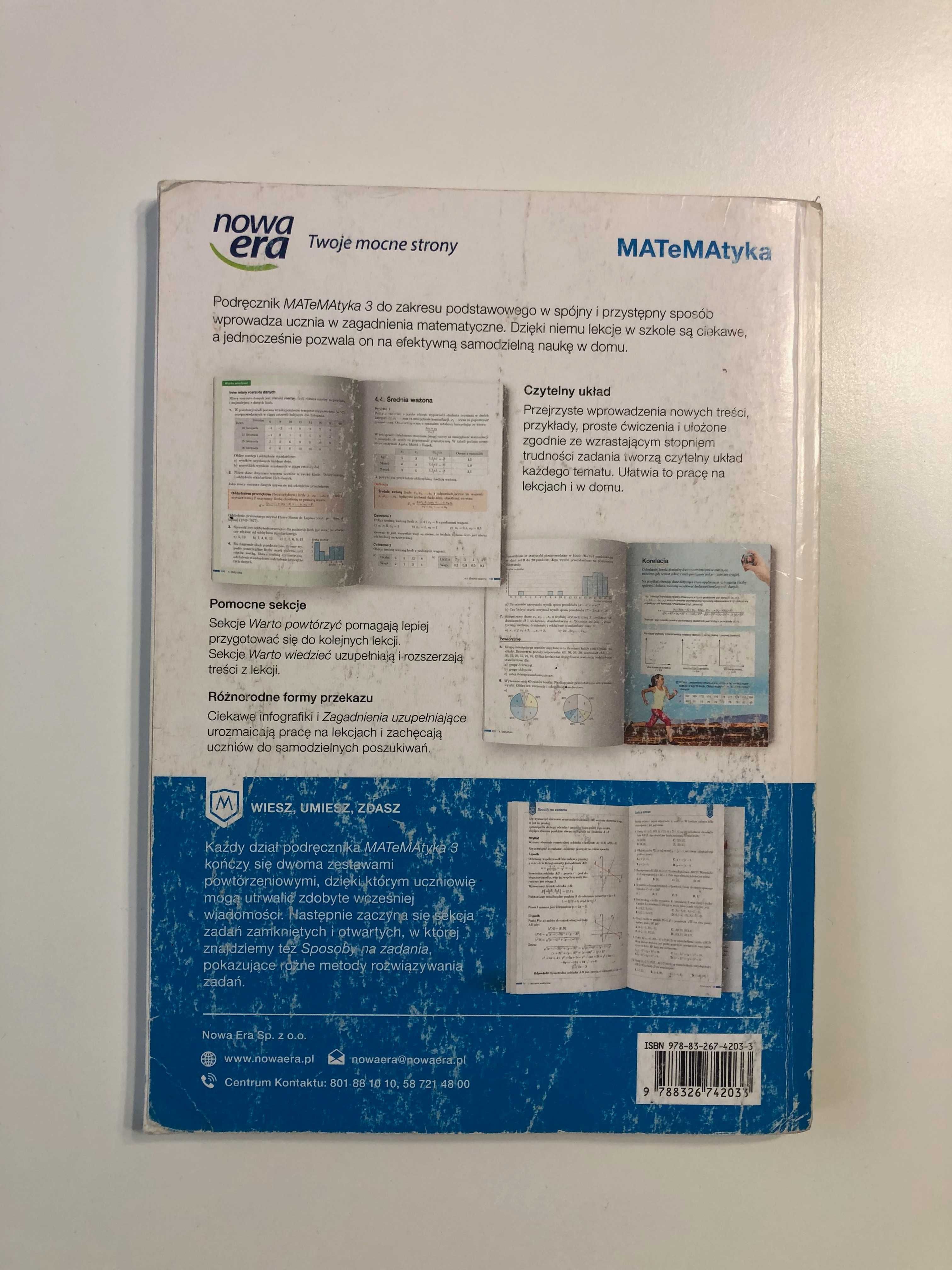 Matematyka 3 zakres podstawowy - nowa era