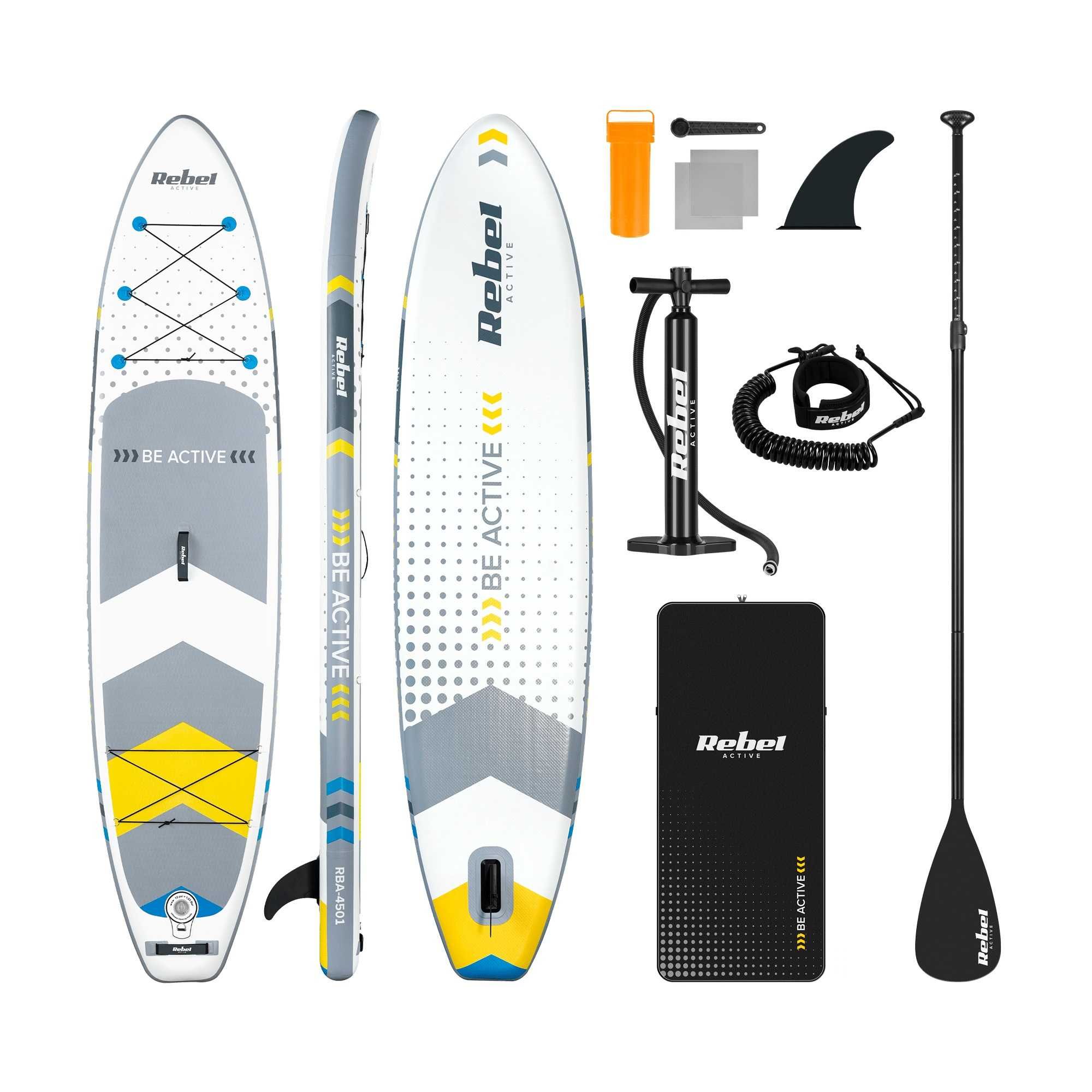 SUP дошка 350см Rebel ACTIVE з аксесуарами сапборд 150 кг 350x81х15