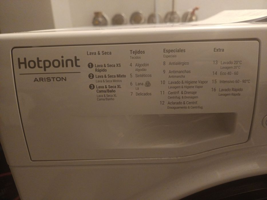 Máquina de lavar e secar roupa 9/6kg