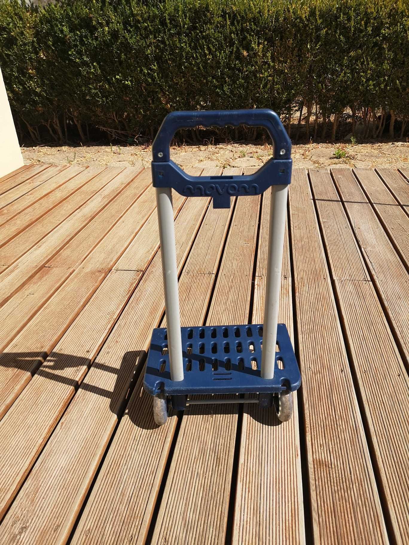 Trolley para mochila com pega extensível - Azul