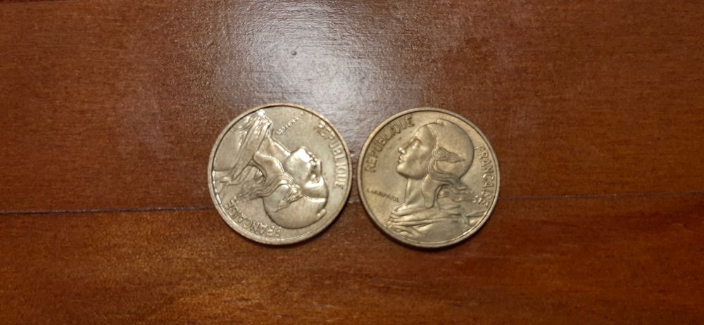 Moedas de França - Francos e Centimos - Antigos