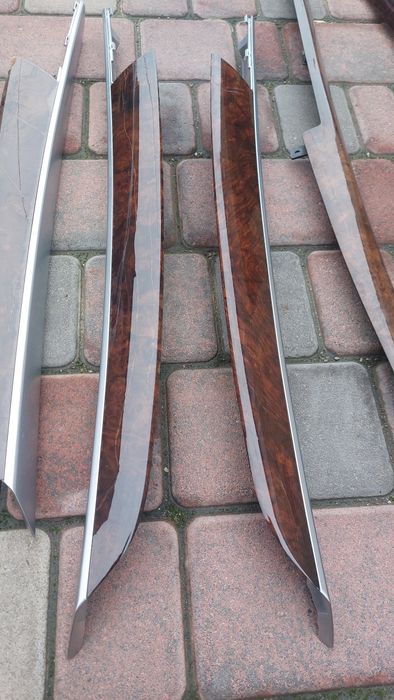 Декор салону BMW X5 E70, дерево хром, вставки салону, салон пластик