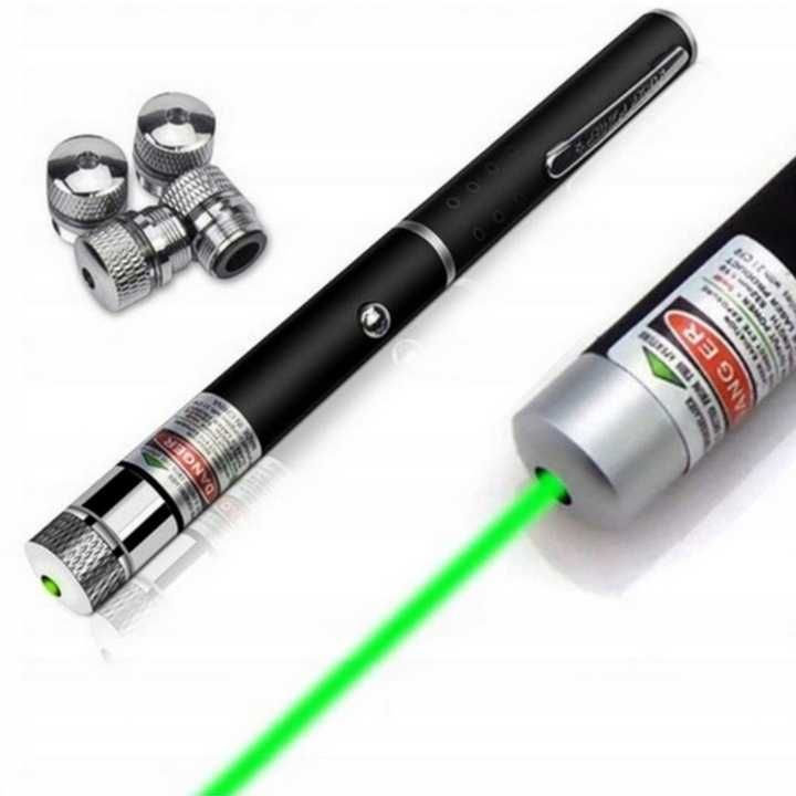Laser zielony wskaźnik 5 głowic disco
