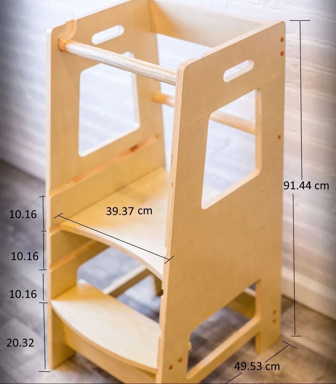 Torre de aprendizagem montessori