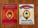 Conjunto de 2 Placas Publicitárias de Lata Vintage – Vino di China