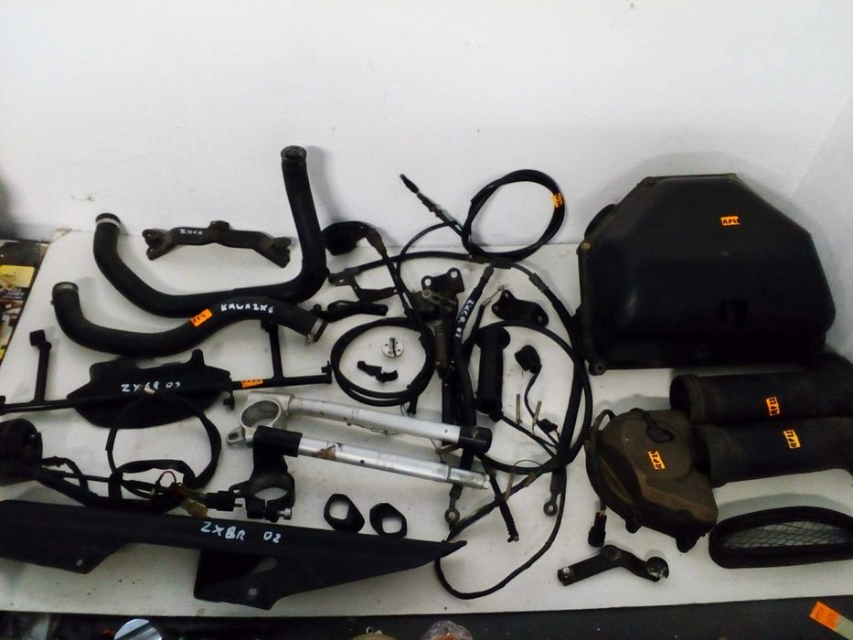 Kawasaki zx6r , zx-6r , zx 6 osłona uchwyt mocowanie kierownica części