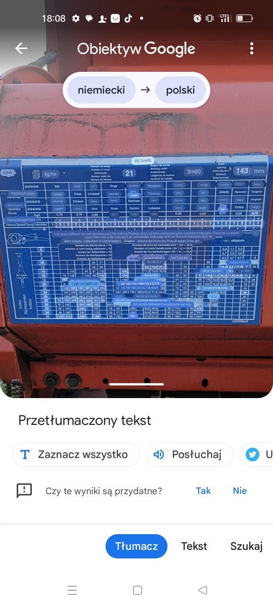 Siewnik zbożowy KUHN BS 3.0m z komputerem