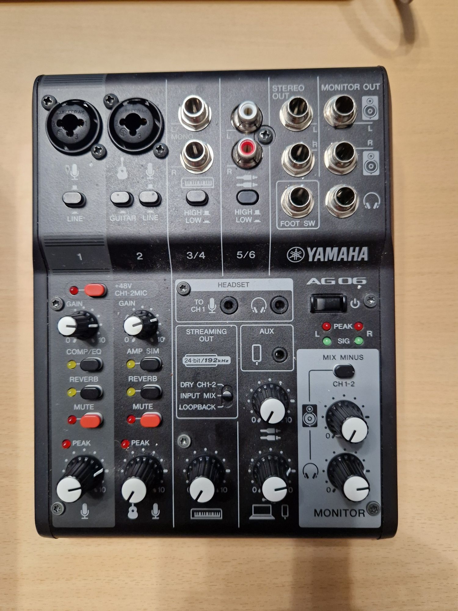Mikser YAMAHA AG06 mk2 - na gwarancji, streaming