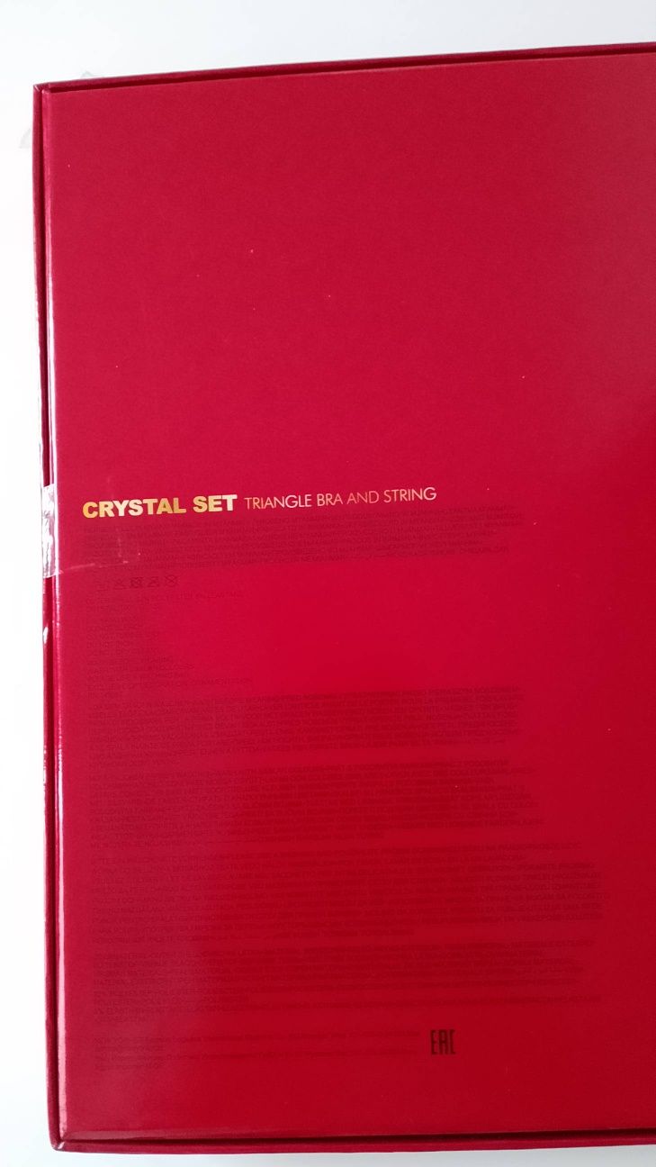 Crystal set bielizna damska nowa strój mikołajki