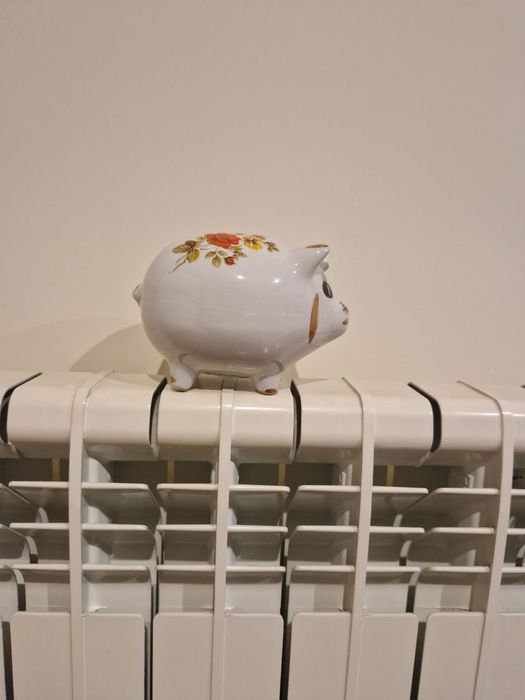 Porquinho mealheiro em porcelana "ALFAL", Alcobaça