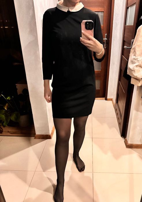 Sukienka elegancka czarna , klasyczna