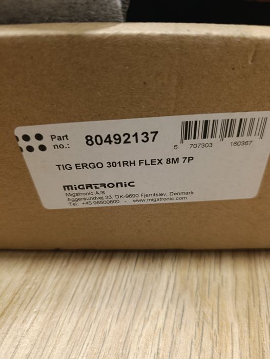 Uchwyt Pakiet Tig Migatronic 8m