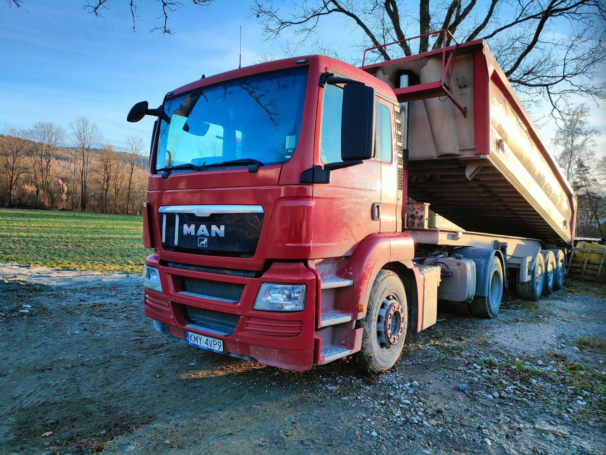 Kamień zwir grys do drenażu na drogę  kruszywo transport wywrotka