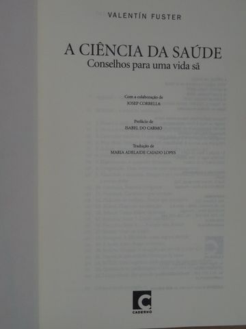 A Ciência da Saúde de Valentin Fuster - 1ª Edição