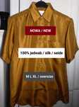 M L xl oversize  jedwabna koszula vintage 100% jedwab silk nowa jakość