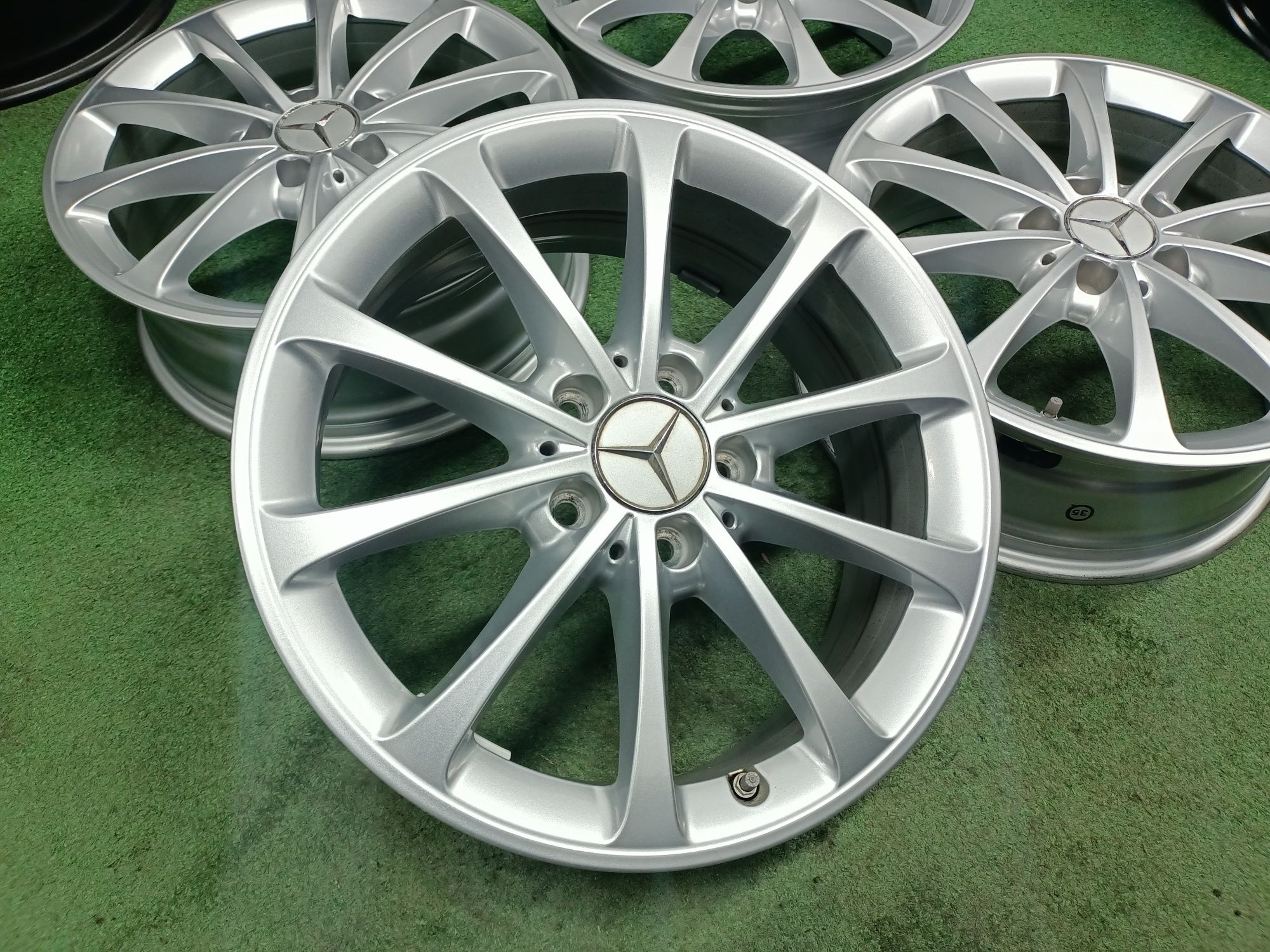 17" felgi 5x112 et44 Czujniki Oryginalne Mercedes A w177 B CLA C AMG